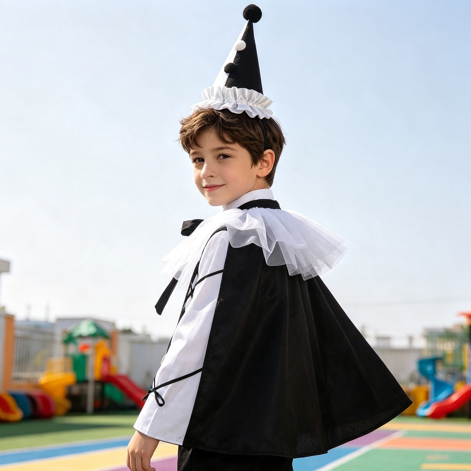 Party Hat Cone - 1Set Clown Dress Up Set Cone