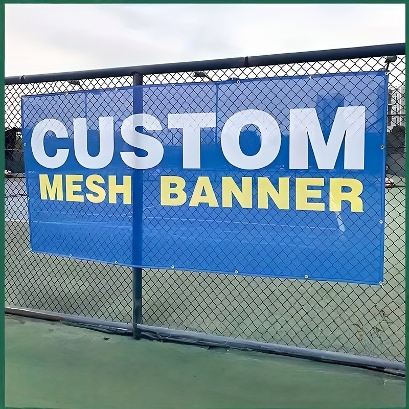 1pc Customizable Mesh Banner,  - Event Support review and price