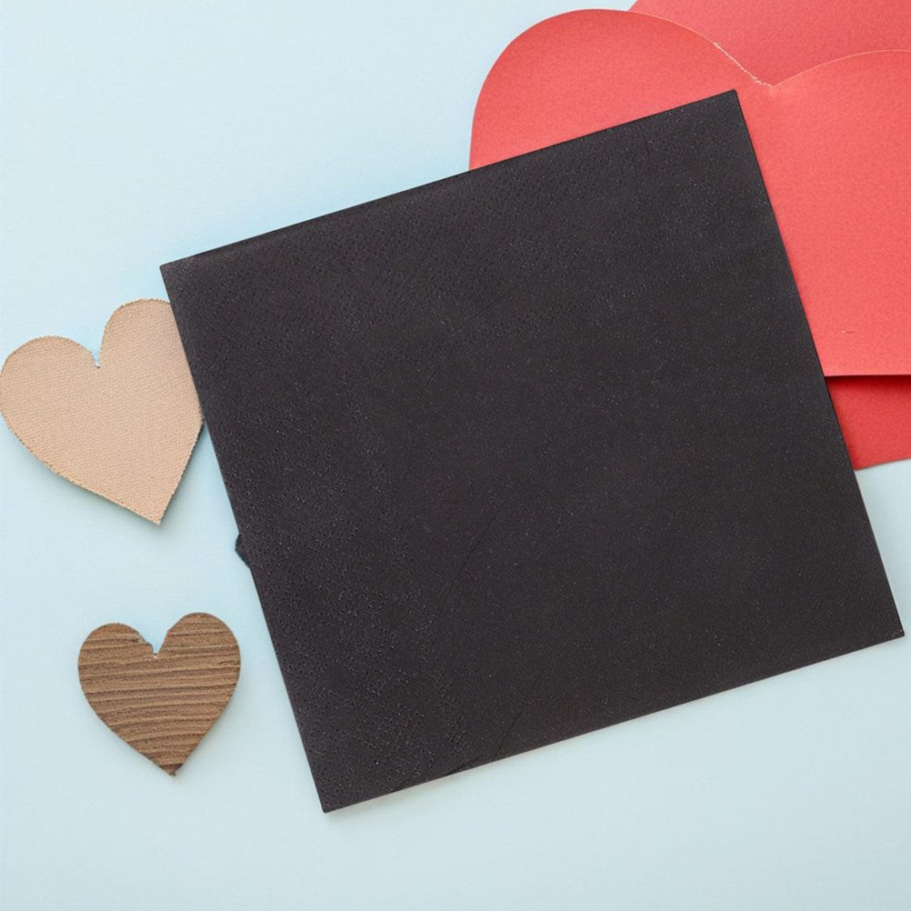 25Pcs Black Lunch Napkins Disp - Event & Party Supply Photos review and price