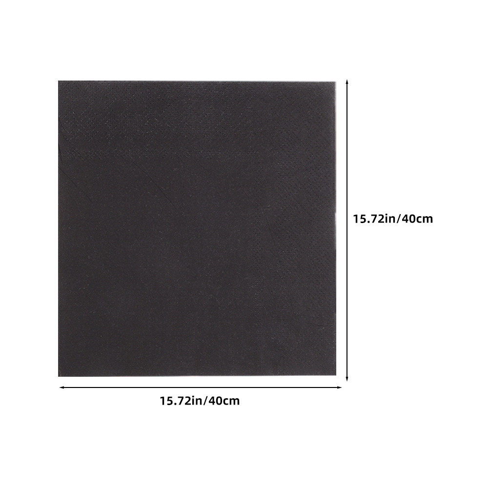 25Pcs Black Lunch Napkins Disp - Event & Party Supply Photos review and price