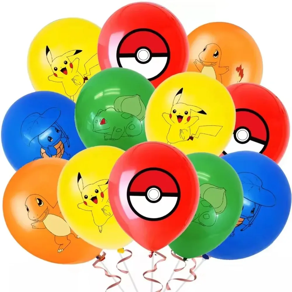 10Pcs Pokémon Printed Latex Ba - Supply Event review and price