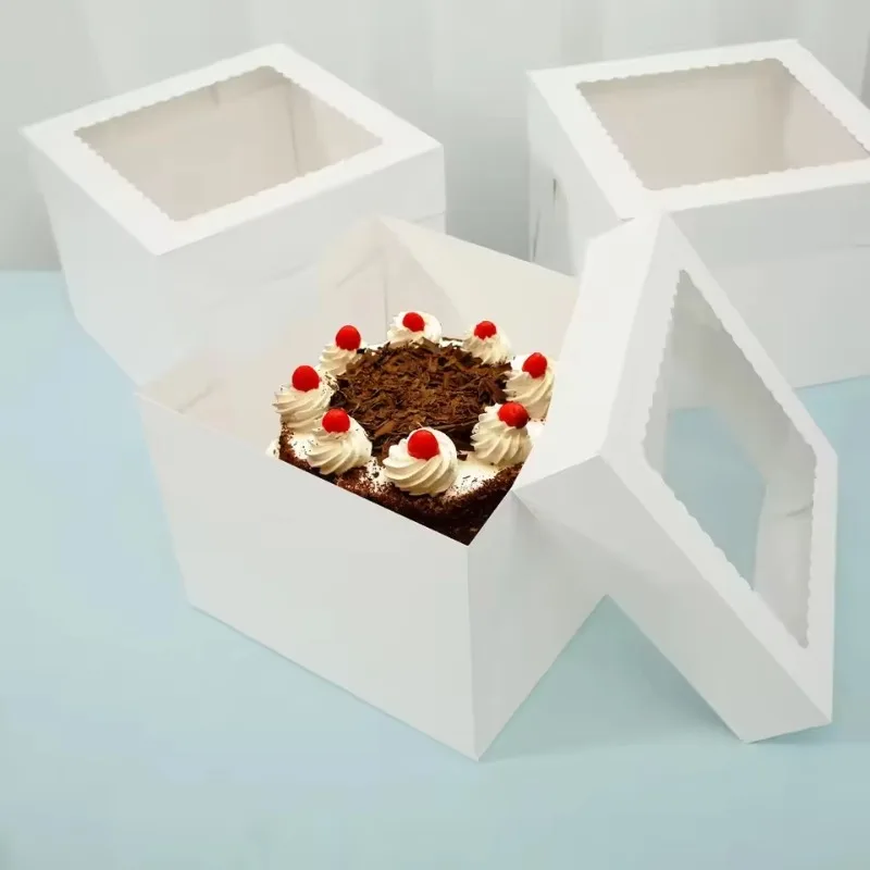 2/4/6PCS White Cake Boxes Squa - Event Party Box review and price