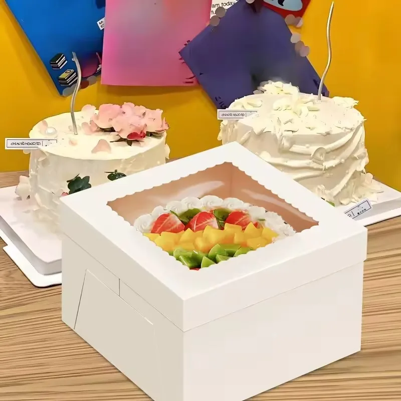 2/4/6PCS White Cake Boxes Squa - Event Party Box review and price