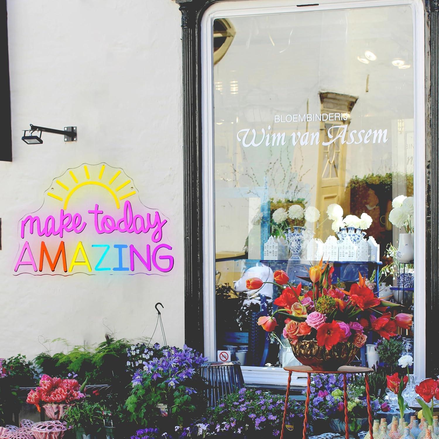 Make Today Amazing Neon Sign I - Neon Sign Party review and price