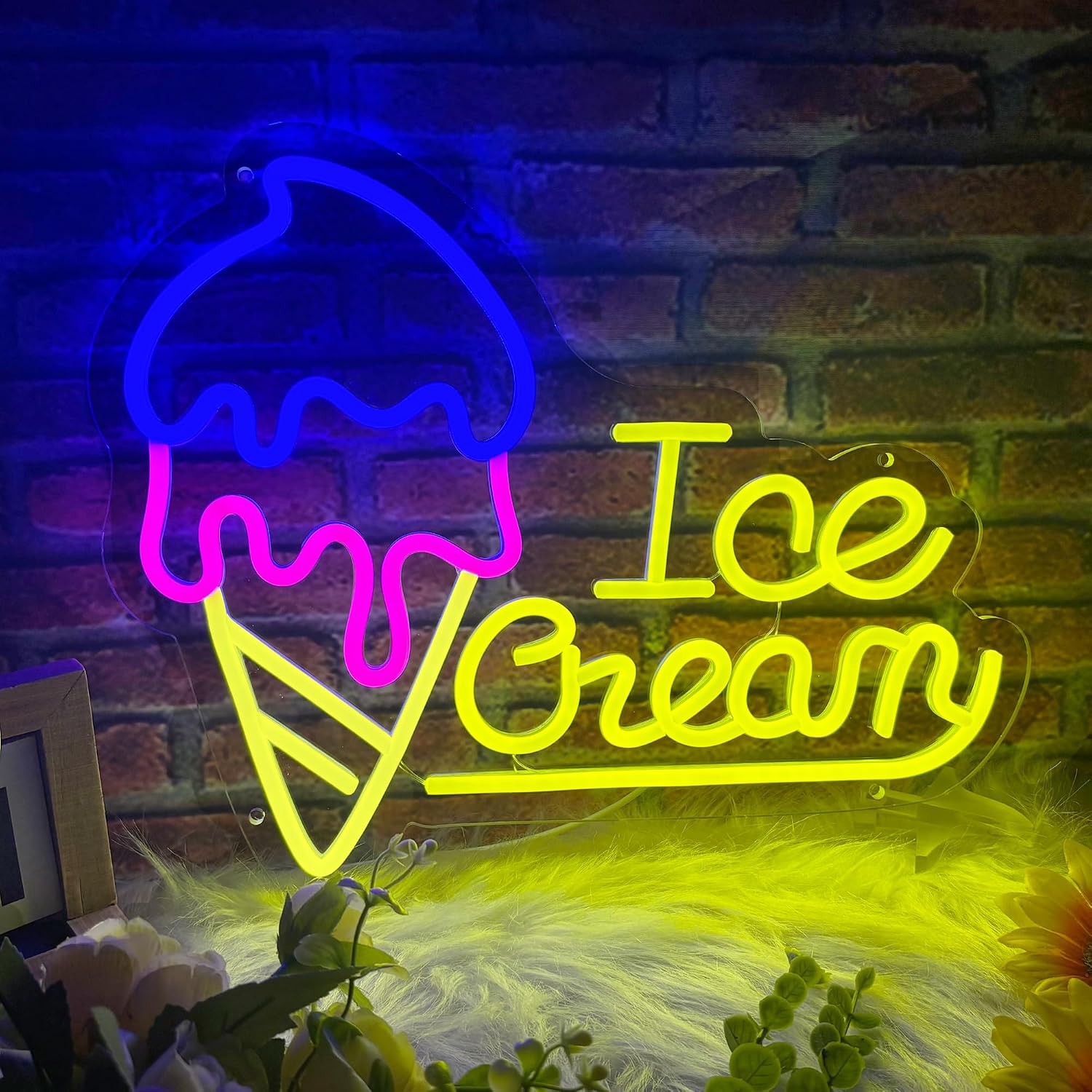 Ice Cream Neon Sign Dimmable D - Neon Sign Party review and price