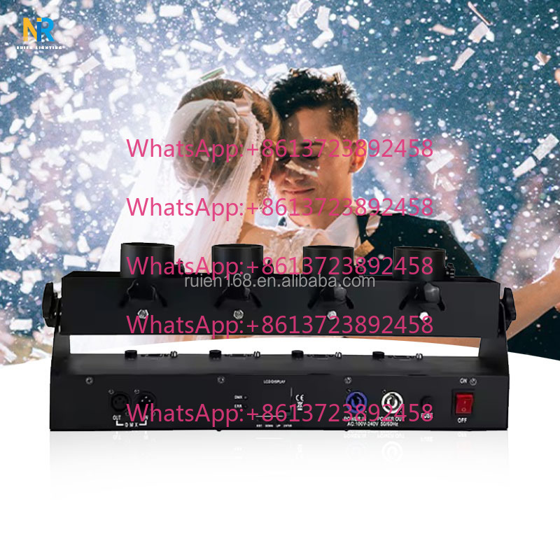 Dmx 512 Four-Tube Confetti Mac - Confetti Cannon Tube review and price