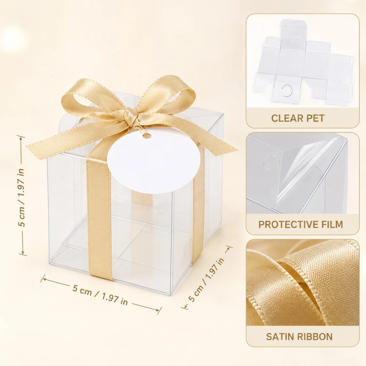 20/50 Transparent Gift Boxes W - Event Party Box review and price