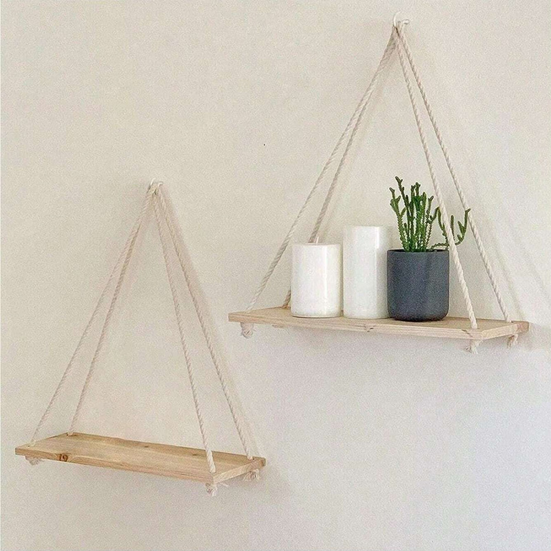 Wooden Swing Hanging Hemp Rope - Flower Wall Panel review and price
