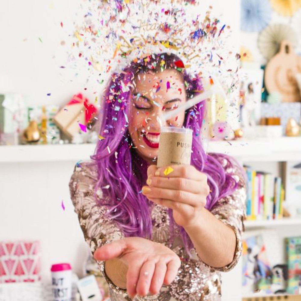 Colorful Pastel Bridal Shower  - Confetti Cannon Tube review and price